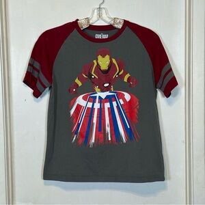 Marvel Kids Iron Man Tee - Red and Gray